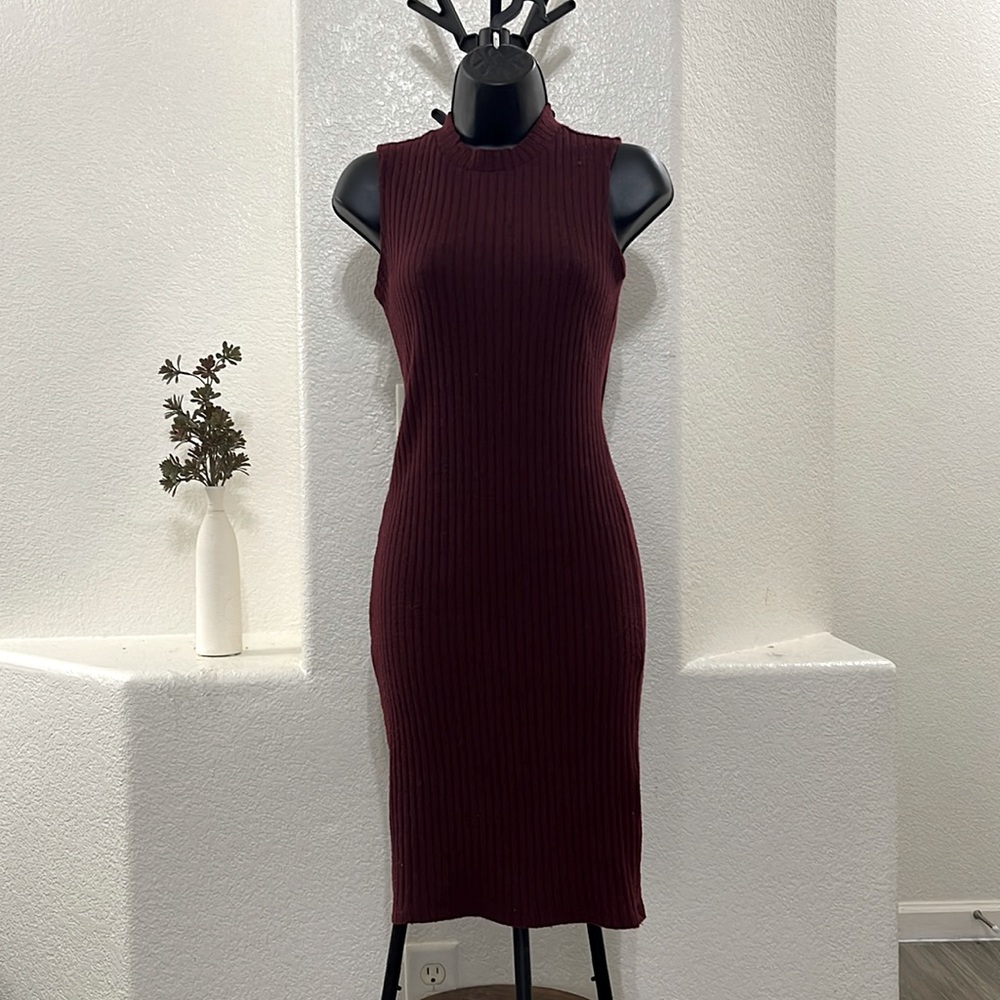 FOREVER 21 Ribbed Knit Bodycon Dress